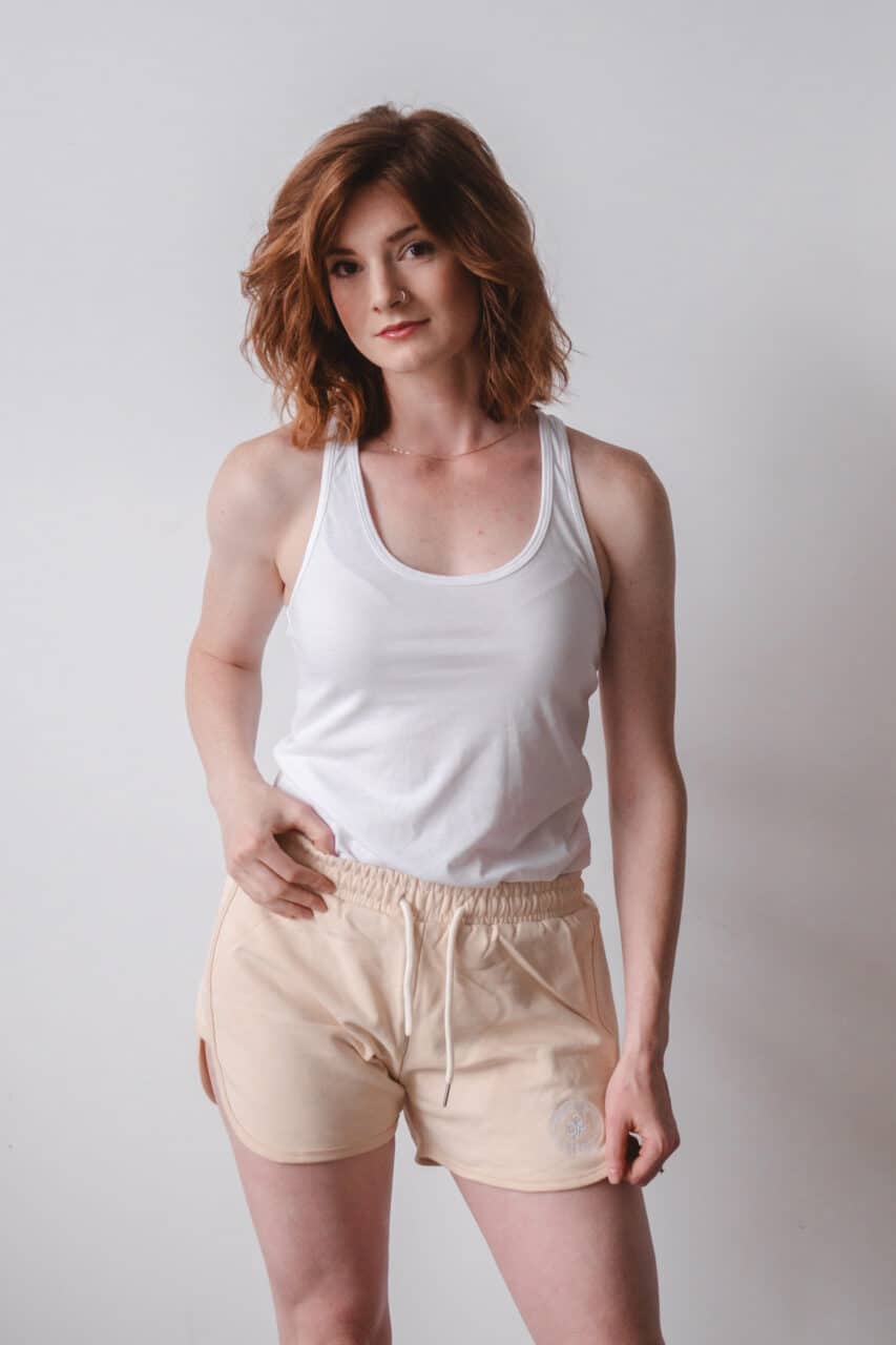 womens lifestyle shorts khaki