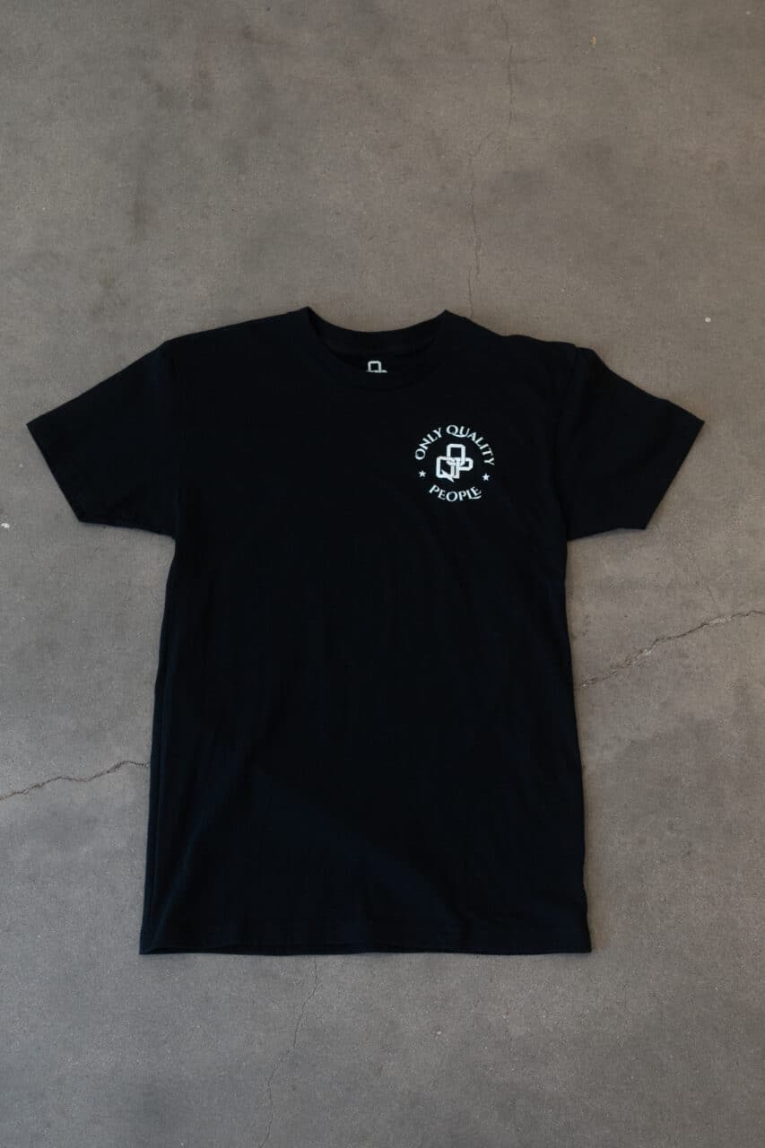 authentic graphic t black